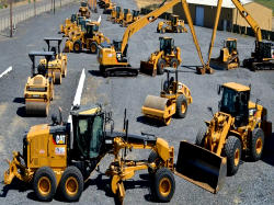 Equipment being loaded for transport